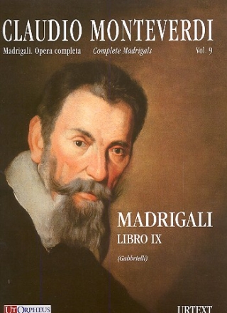 Madrigali vol.9 per coro e bc partitura