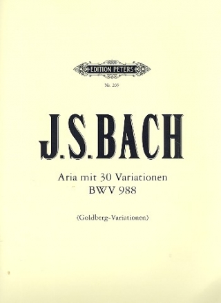 Goldberg-Variationen BWV988 fr Klavier