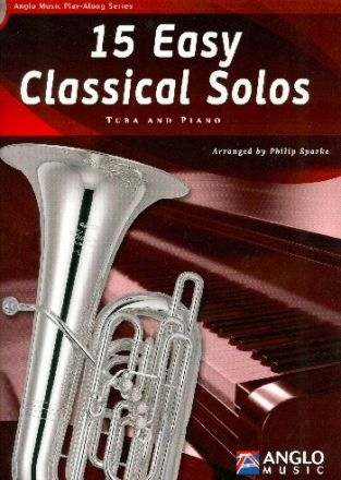 15 easy classical Solos (+CD) for tuba  (in B/Eb/C) and piano