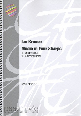 Music in four Sharps fr 4 Gitarren Partitur und Stimmen