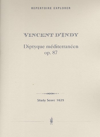 Diptyche mditerranen op.87 fr Orchester Studienpartitur