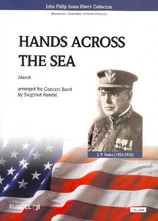 Hands across the Sea fr  Blasorchester Partitur und Stimmen