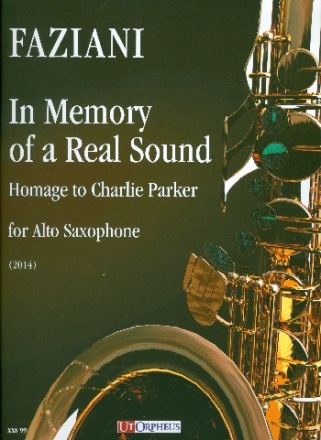 In Memory of a real Sound for alto saxophone