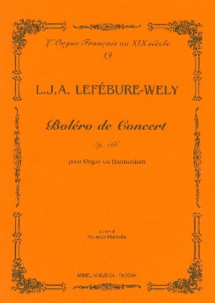 Bolro de concert op.166 pour orgue ou harmonium