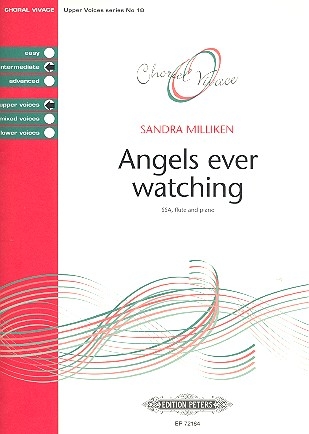 Angels ever watching for female chorus, flute and piano Score