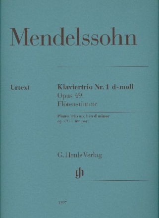 Trio d-Moll Nr.1 op.49 fr Violine (Flte), Violoncello und Klavier Fltenstimme