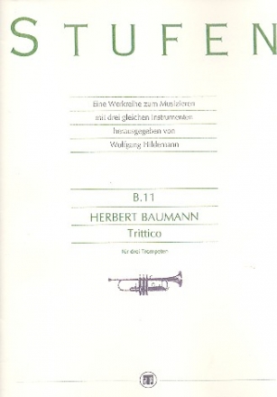 Trittico fr 3 Trompeten (Klarinetten) Partitur und Stimmen