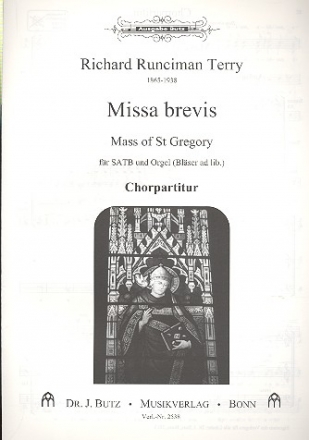 Missa brevis fr gem Chor und Orgel (Blser ad lib) Chorpartitur