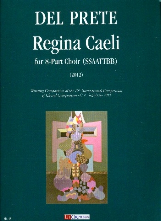 Regina caeli for mixed chorus (SSAATTBB) a cappella score (la)