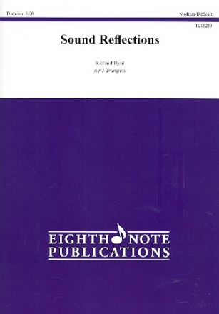 Sound Reflections for 5 trumpets score and parts