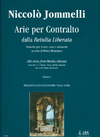 Arie per contralto della Betulia Liberata for alto and piano