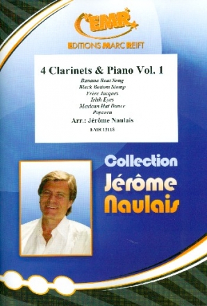 4 Clarinets and Piano vol.1  score and parts