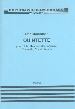 Quintett fr Flte, Oboe (Englischhorn), Clarinette, Horn und Fagott Stimmen,  Archivkopie