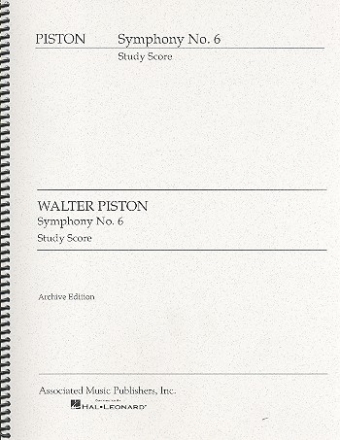 Symphony no.6 for orchestra study score,  archive copy