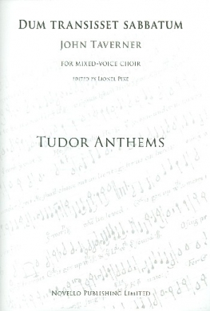 Dum transisset sabbatum for mixed chorus a cappella score,  archive copy