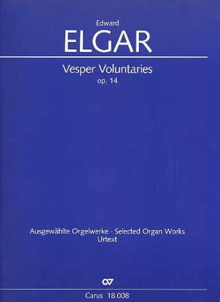 Vesper Voluntaries op.14 fr Orgel