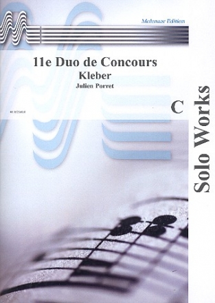 Duo de concours no.11 (Kleber) pour clarinette, saxophone alto et piano partition et parties