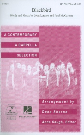 Blackbird for female chorus a cappella score