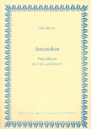 Anzeichen fr Flte und Klavier