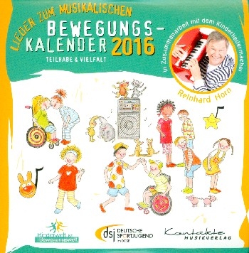 Lieder zum musikalischen Bewegungskalender 2016  CD