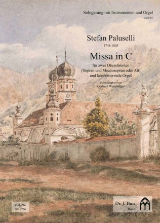 Missa in C fr Sopran und Mezzosopran (Alt) und Orgel Partitur