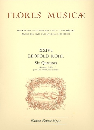 6 Quartette op.3 Band 1 (Nr.1-3) fr Horn, Violine, Viola und Violoncello Stimmen