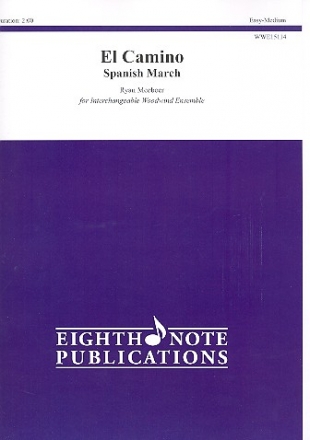 El Camino for flexible 5-part wind ensemble score and parts