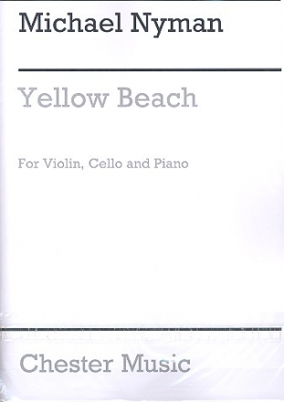 Yello Beach for violin, cello and piano parts,  archive copy