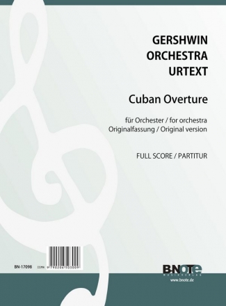 Cuban Ouverture fr Orchester Partitur