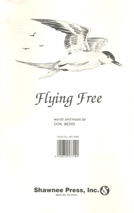 Flying free for mixed chorus and piano (flute ad lib) score