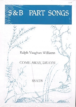 Come away Death for mixed chorus a cappella score