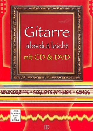 Gitarre absolut leicht (+CD +DVD) fr Gitarre