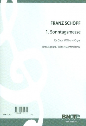 Sonntagsmesse Nr.1 fr gem Chor und Orgel Partitur