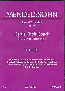 Wie der Hirsch schreit - Chorstimme Tenor  Playalong-CD