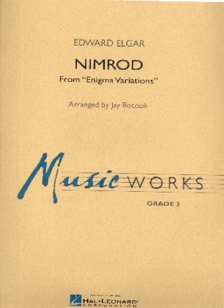 Nimrod from Enigma Variations for concert band score and parts