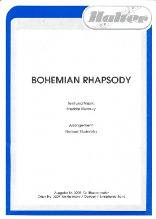 Bohemian Rhapsody fr Blasorchester Direktion und Stimmen