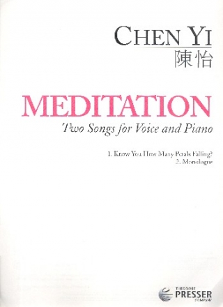 Meditation for voice and piano