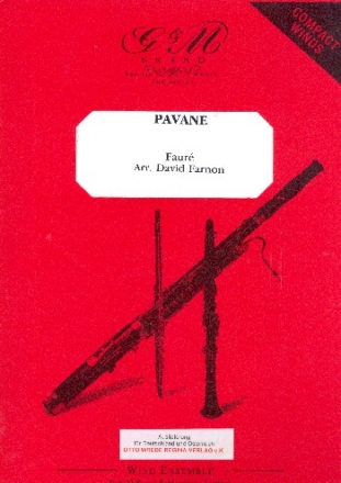 Pavane for 4-part woodwind ensemble score and parts