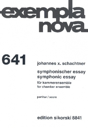 Symphonic Essay fr Kammerensemble Partitur