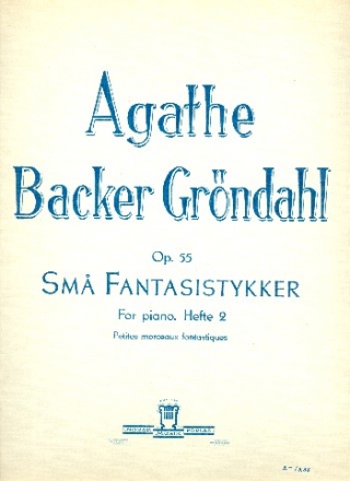 Sma Fantasistykker op.55 for piano