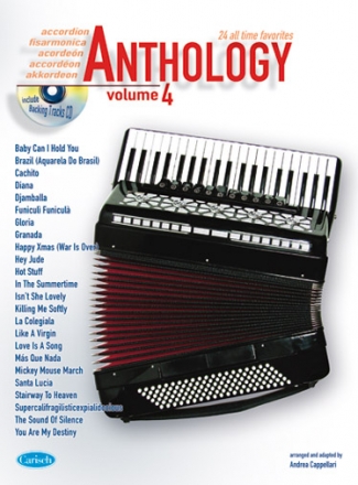 Anthology  vol.4 (+CD) for accordion