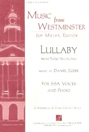 Lullaby for female chorus (SSA) and piano score