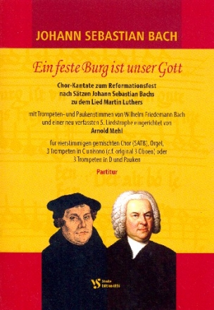 Eine feste Burg ist unser Gott fr gem Chor, Trompeten, Pauken und Orgel Partitur