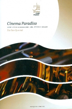 Cinema Paradiso fr 4 Saxophone (SATBar) Partitur und Stimmen