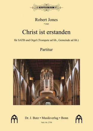 Christ ist erstanden fr gem Chor und Orgel (Trompete und Gemeinde ad lib) Partitur