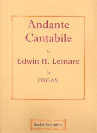 Andante cantabile fr Orgel