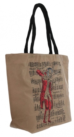 Einkaufstasche Mozart beige 35 x 45 cm