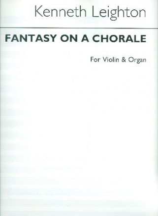 Fantasy on a Chorale op.80 for violin and organ archive copy