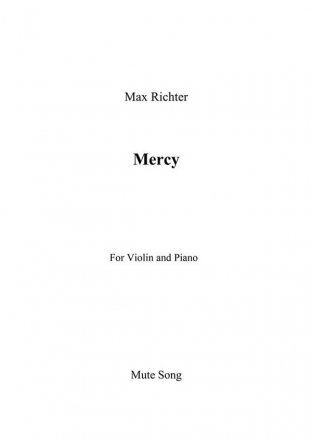 Mercy for violin and piano