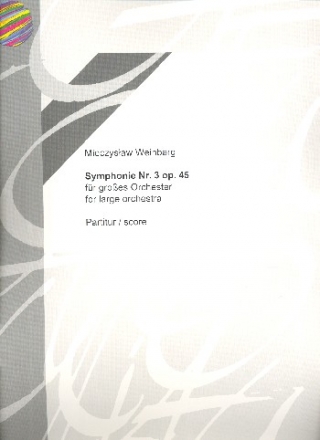 Sinfonie Nr.3 op.45 fr groes Orchester Partitur